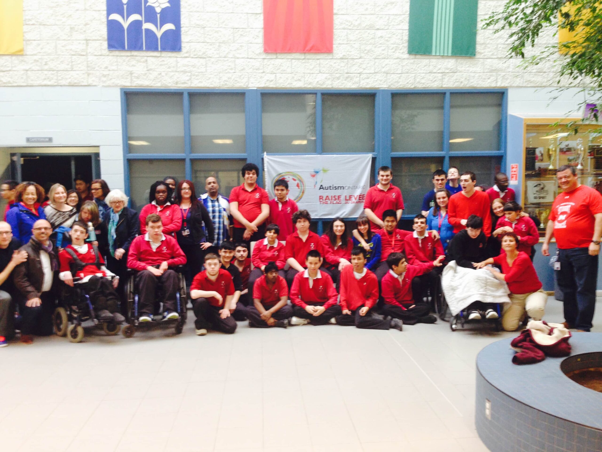 Mississauga School Raises the Flag!