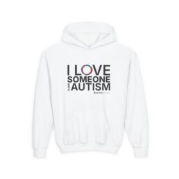 I Love Someone with Autism - Kids Autism Ontario Hoodie
